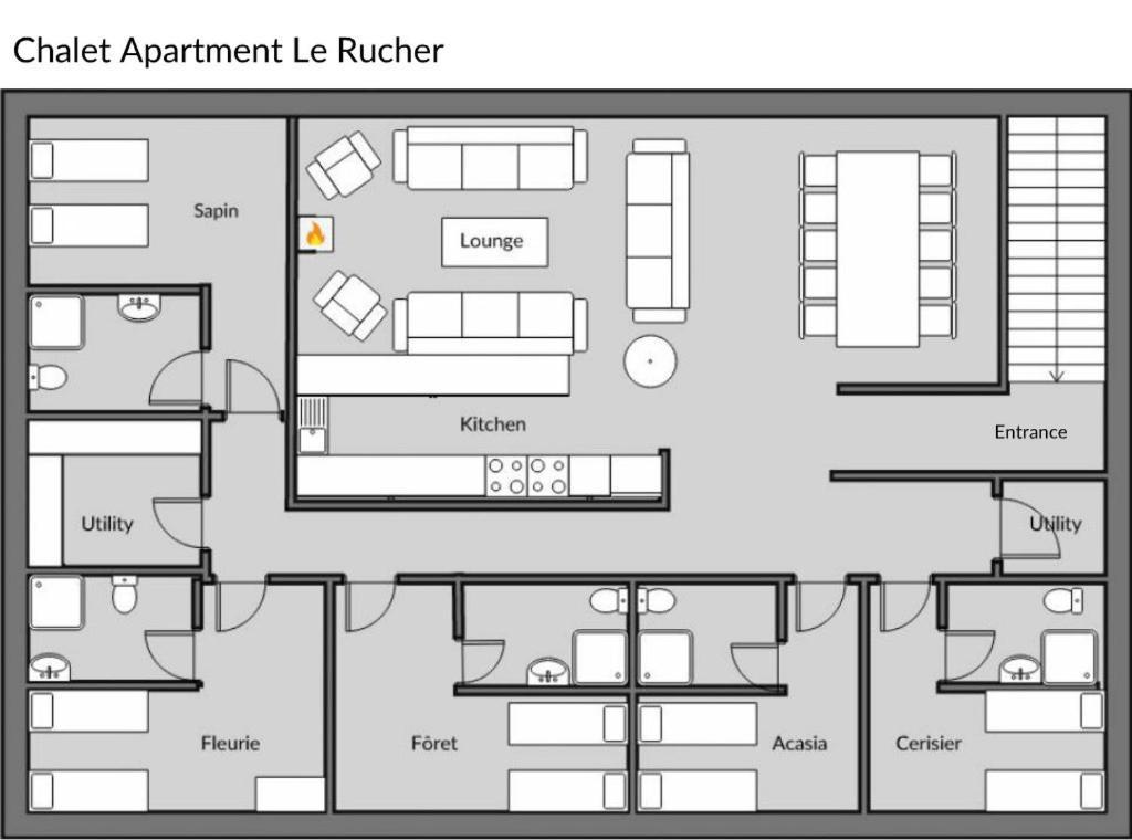 Appartement Ruttenets - Hyper Centre Morzine Kültér fotó